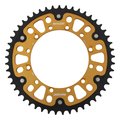 Supersprox Gold Stealth Sprocket For Kawasaki KDX200 1984-2006, KLX250 2018 RST-460-49-GLD